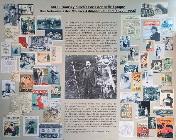 Ausstellungsplakat im Kartoffelmuseum