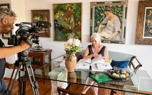 Dreharbeiten am Ammersee: Inge Huber und der Gourmet-Papst